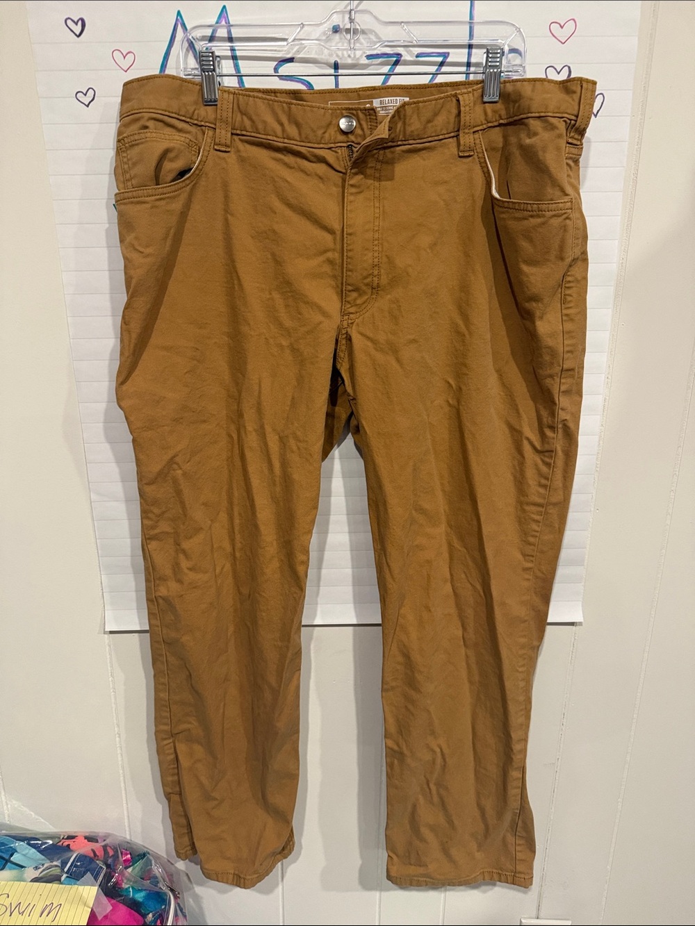 Carhartt Men's Tan Work Chinos